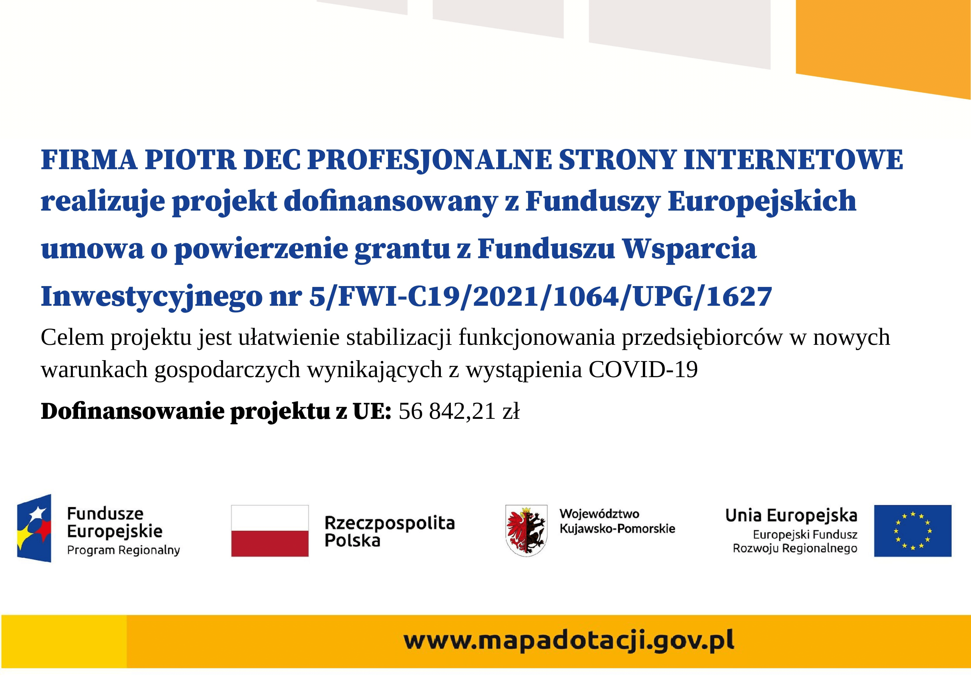 plakat informujący o zrealizowanym projekcie